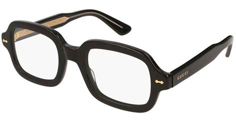 gucci thick frame glasses